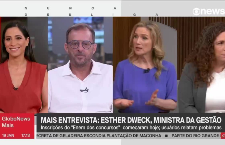 Já temos mais de 100 mil inscritos, diz ministra Esther Dweck sobre Enem dos Concursos