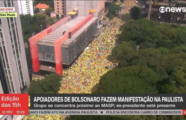 Antes um pilar do bolsonarismo, militares desaparecem de ato na Avenida Paulista