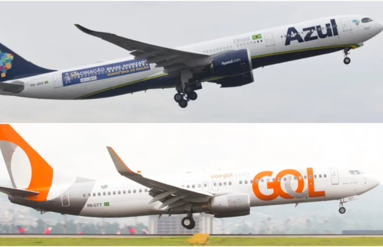 Azul e Gol anunciam acordo de 'codeshare' e irão compartilhar voos domésticos