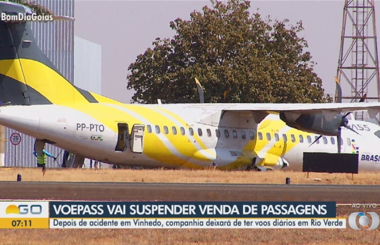 Voepass suspende voos para 9 destinos para readequação da frota após queda de avião