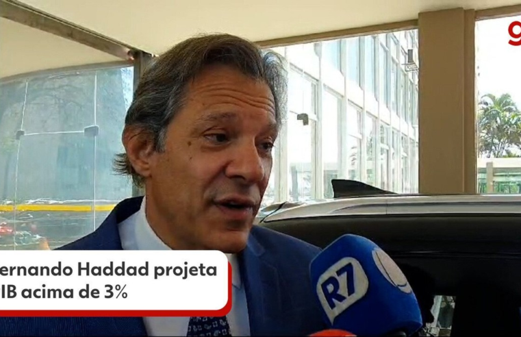 Haddad projeta PIB acima de 3% e diz que inflação motivada pelo clima não se resolve aumentando juros