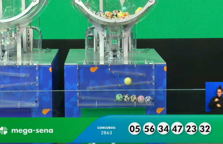 Mega-Sena, concurso 2.863: prêmio acumula e vai a R$ 68 milhões